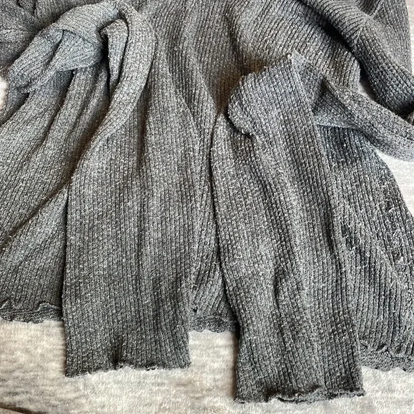 Urban Outfitters Out from Under long sleeve soft knit dark grey shirt, Large - Picture 5 of 5
